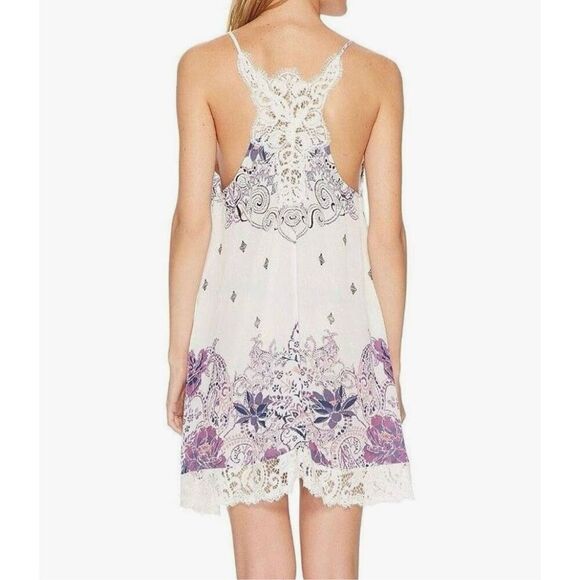 Free People Intimately Women’s Small Who’s Sorry Now Slip Dress Ivory Lace - Picture 2 of 10